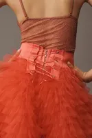 Morphine Fashion Tiered Ruffle Tulle Skirt