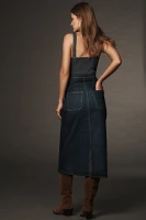 Le Jean Jocelyn Denim Midi Skirt