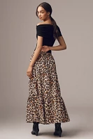 Mille Paola Ruffle Maxi Skirt