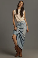 rag & bone Liquid Miramar Denim Maxi Skirt