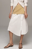 Maeve Layered Shirttail Midi Skirt