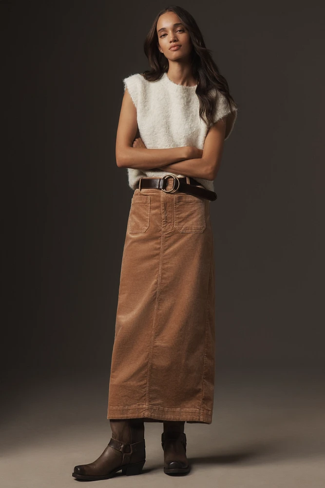 The Colette Corduroy Maxi Skirt by Maeve