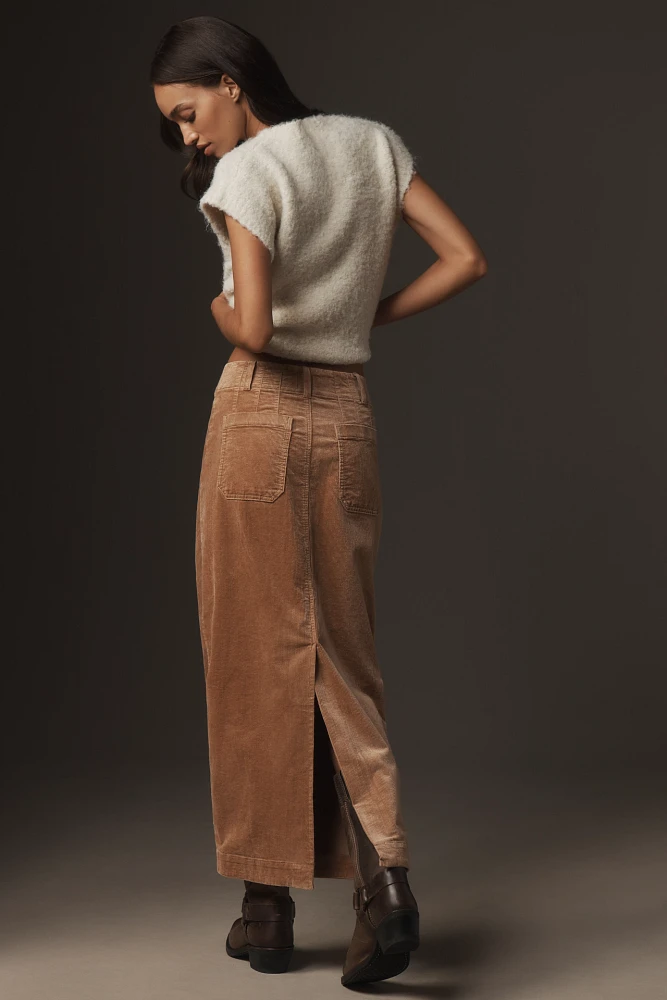 The Colette Corduroy Maxi Skirt by Maeve