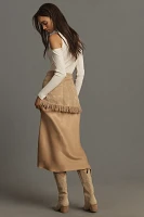 Pilcro Twofer Slip Midi Skirt