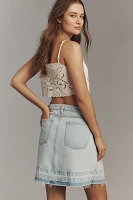 Pilcro Reworked Denim Mini Skirt