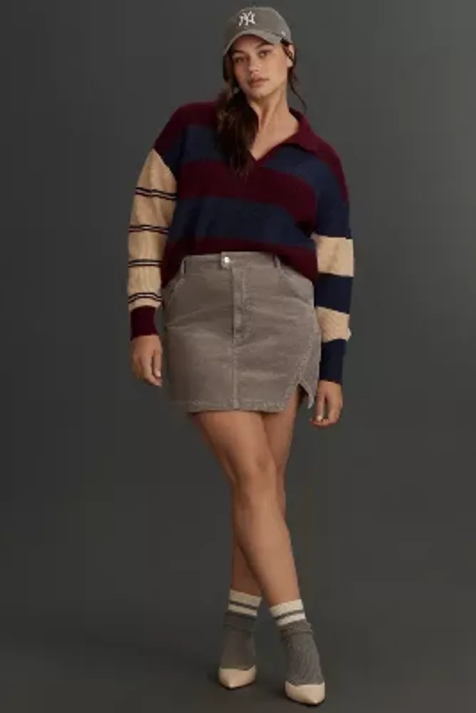 Pilcro Corduroy Mini Skirt