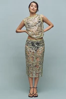 Baum und Pferdgarten Shania Sequin Sheer Midi Skirt