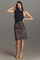 Baum und Pferdgarten Smilla Tie-Belt Zebra Knee-Length Pencil Skirt