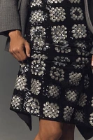 Le Superbe Glamour Granny Square Midi Skirt