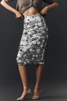 Le Superbe Liza Embellished Pencil Skirt