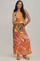 Farm Rio Floral Midi Skirt