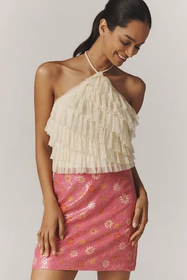 Farm Rio Sequin Mini Skirt