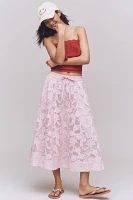 Essentiel Antwerp Heast Lace Midi Skirt