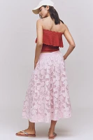 Essentiel Antwerp Heast Lace Midi Skirt