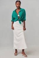 The Tilda Maxi Slip Skirt: Linen Edition