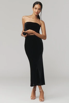 The Tilda Maxi Slip Skirt: Velvet Edition