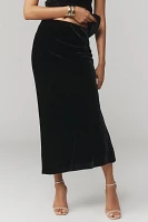 The Tilda Maxi Slip Skirt: Velvet Edition