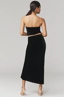 The Tilda Maxi Slip Skirt: Velvet Edition