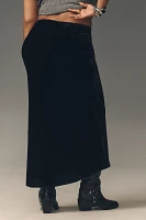 The Tilda Maxi Slip Skirt: Velvet Edition