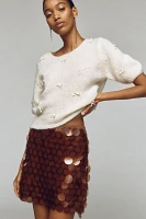 Maeve Sequin Mini Skirt