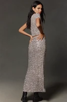 The Tilda Maxi Slip Skirt: Sequin Edition