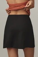 The Tilda Mini Slip Skirt: Linen Edition