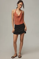 The Tilda Mini Slip Skirt: Linen Edition