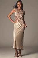 The Tilda Maxi Slip Skirt: Shine Edition