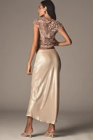 The Tilda Maxi Slip Skirt: Shine Edition