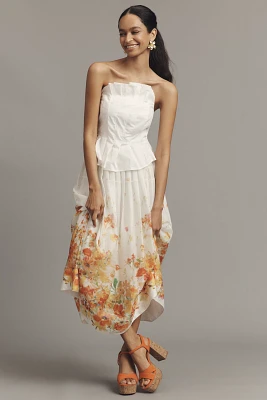 Derek Lam 10 Crosby Alexia Organza Pleated Skirt