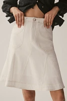 Pilcro Fluted Knee-Length Skirt