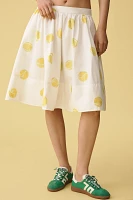 The Jacie Poplin Printed Knee-Length Skirt by Maeve: Kate Schelter Edition
