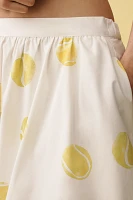 The Jacie Poplin Printed Knee-Length Skirt by Maeve: Kate Schelter Edition