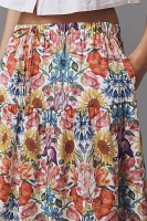 Love The Label Astrid Cotton Printed Midi Skirt