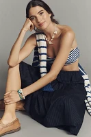 Theory Pleated A-Line Midi Skirt