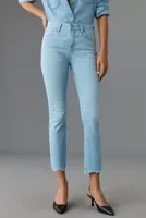 AG Mari Crop High-Rise Straight-Leg Jeans