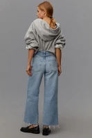 AG Saige High-Rise Crop Wide-Leg Jeans