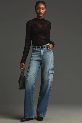 AG Gatina Cargo High-Rise Wide-Leg Jeans