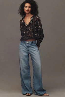 AG Stella High-Rise Wide-Leg Jeans