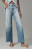 AG Saige High-Rise Crop Wide-Leg Jeans