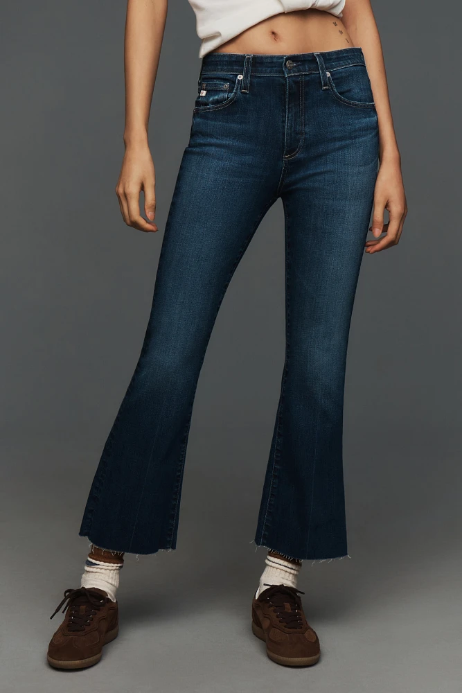 AG Farrah High-Rise Crop Bootcut Jeans