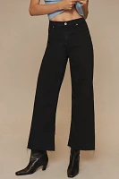 AG Saige High-Rise Wide-Leg Crop Jeans