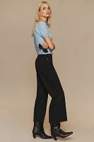 AG Saige High-Rise Wide-Leg Crop Jeans