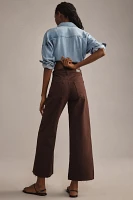 AG Saige High-Rise Crop Wide-Leg Jeans