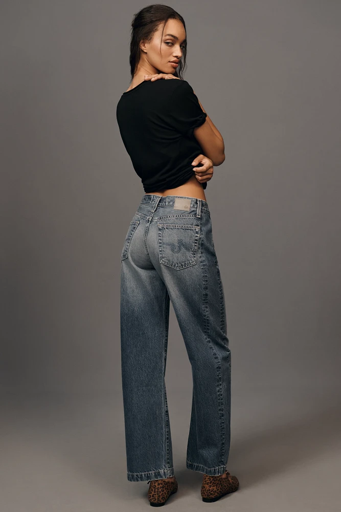 AG Hattie High-Rise Barrel Jeans