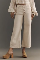AG Saige High-Rise Wide-Leg Crop Jeans
