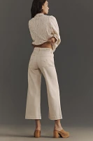 AG Saige High-Rise Wide-Leg Crop Jeans