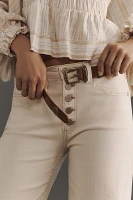 AG Saige High-Rise Wide-Leg Crop Jeans