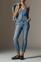 AG Mari Mid-Rise Crop Straight-Leg Jeans