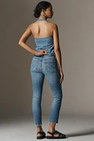 AG Mari Mid-Rise Crop Straight-Leg Jeans